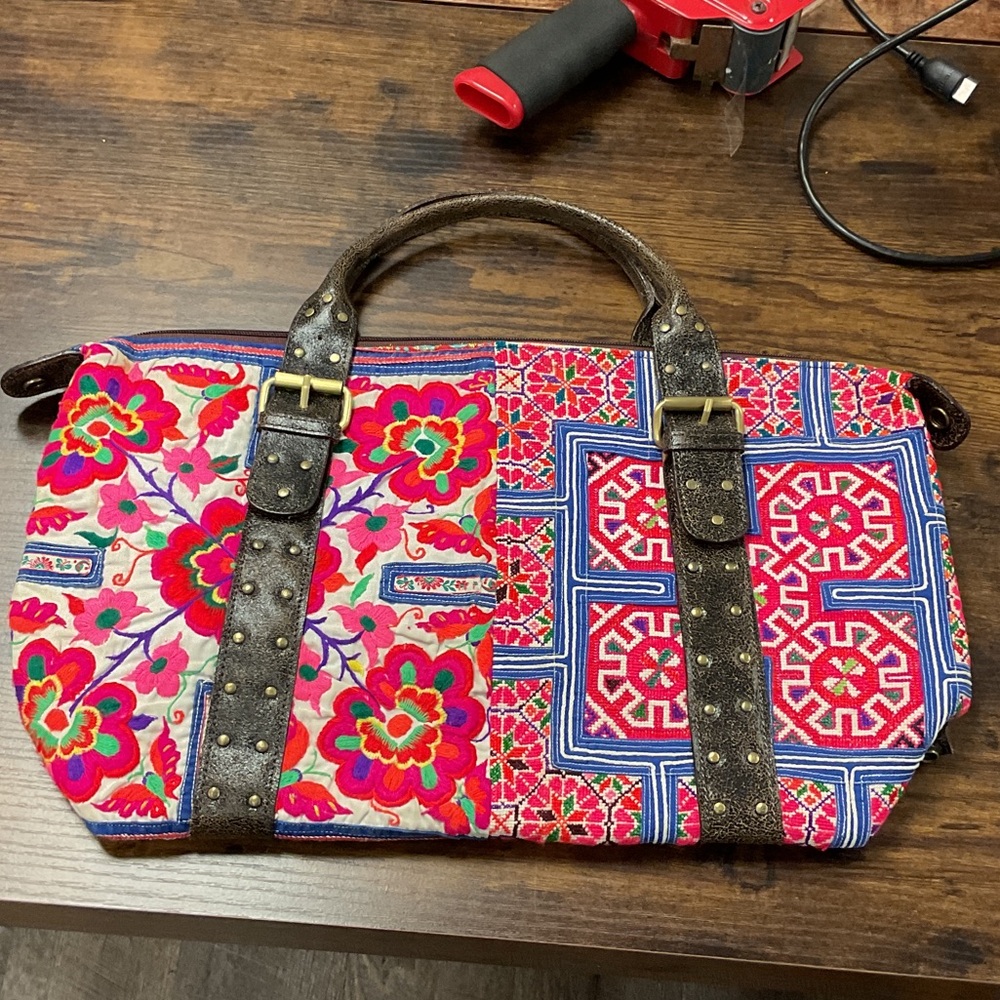 Colorful Patterned Women's Bag